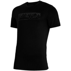 Clothing Men Short-sleeved t-shirts 4F H4L21TSMF06020S Black