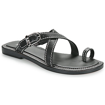 Shoes Women Sandals MICHAEL Michael Kors ASHTON FLAT THONG Black
