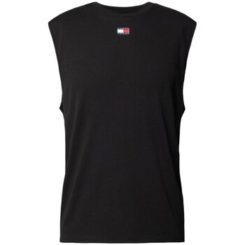 Clothing Men Short-sleeved t-shirts Tommy Hilfiger UM0UM03118BDS Black
