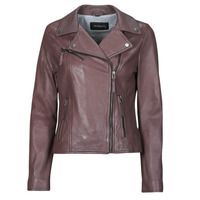 Clothing Women Leather jackets / Imitation leather Oakwood CLIPS Brown