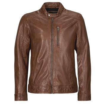 Clothing Men Leather jackets / Imitation leather Oakwood DUKE Brown