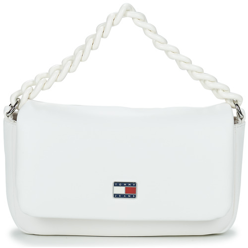 Bags Women Small shoulder bags Tommy Jeans TJW CITY-WIDE FLAP CROSSOVER White
