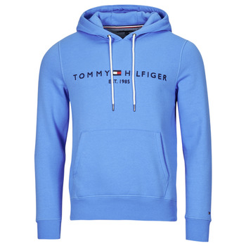 Clothing Men Sweaters Tommy Hilfiger TOMMY LOGO HOODY Blue