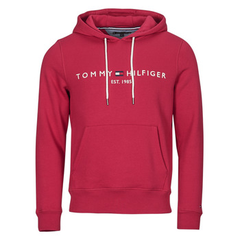 Clothing Men Sweaters Tommy Hilfiger TOMMY LOGO HOODY Bordeaux