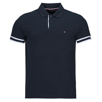 Clothing Men Short-sleeved polo shirts Tommy Hilfiger MONOTYPE CUFF SLIM FIT POLO Navy
