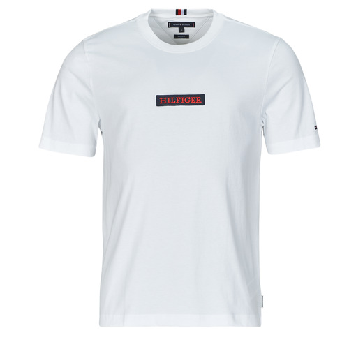 Clothing Men Short-sleeved t-shirts Tommy Hilfiger MONOTYPE BOX TEE White