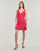 Clothing Women Short Dresses Desigual VEST_LACE Pink