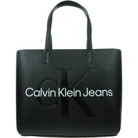 Bags Women Handbags Calvin Klein Jeans Sculpted Shopper Black