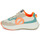 Shoes Women Low top trainers No Name CARTER JOGGER W White / Orange / Green
