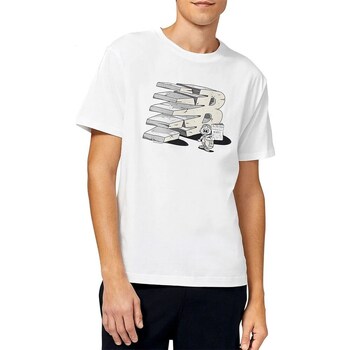 Clothing Men Short-sleeved t-shirts New Balance MT21568WT White