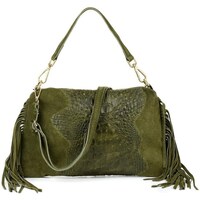 Bags Women Handbags Vera Pelle Boho Z24 Green