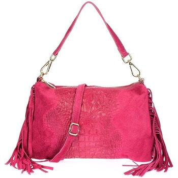 Bags Women Handbags Vera Pelle Boho Z24 Pink