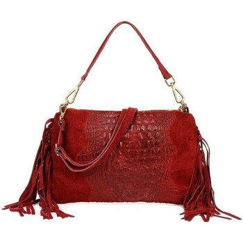 Bags Women Handbags Vera Pelle Boho Z24 Red