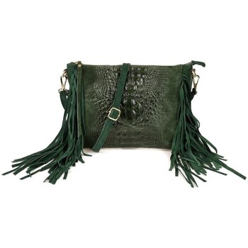Bags Women Handbags Vera Pelle Boho Z24 Green