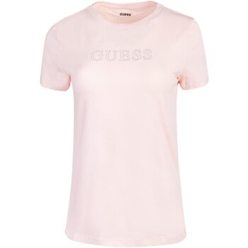 Clothing Women Short-sleeved t-shirts Guess V3BI11J1314G66E Pink
