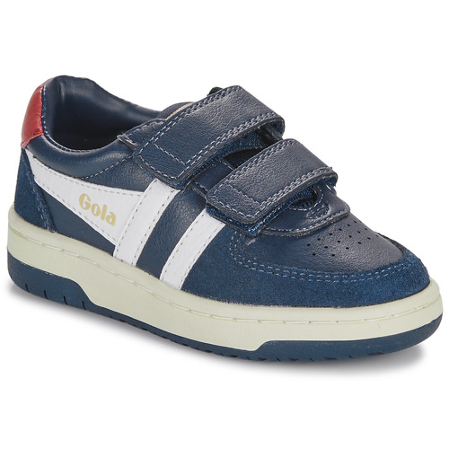 Shoes Children Low top trainers Gola HAWK STRAP Marine / Red
