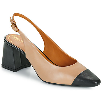 Shoes Women Heels Geox D GISELDA Brown / Black