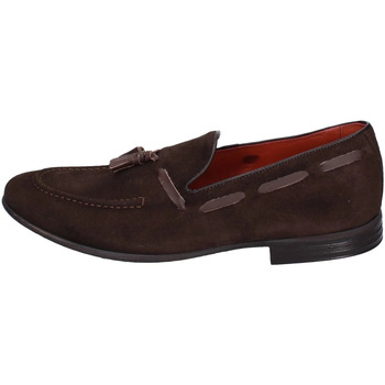 Shoes Men Loafers Fratelli Rennella EZ834 Brown