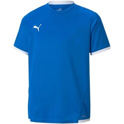 Clothing Boy Short-sleeved t-shirts Puma Teamliga Jersey Junior Blue