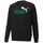Clothing Men Sweaters Puma Ess 2 Col Big Logo Crew Fl Black