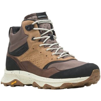 Shoes Men Walking shoes Merrell Speed Solo Mid Wp Brown