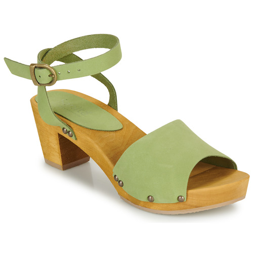 Shoes Women Clogs Sanita YARA FLEX Green
