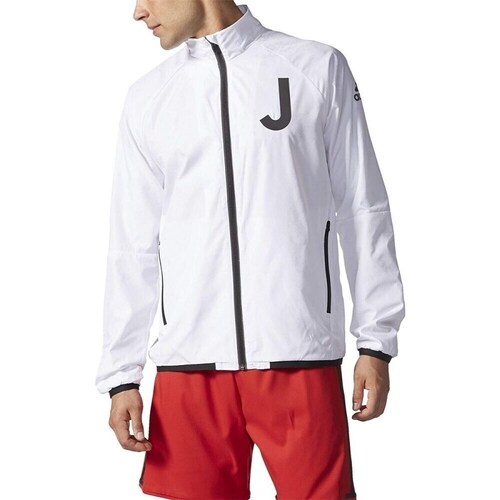 Clothing Men Jackets adidas Originals Juventus Turyn Juve ST Wov Jkt White