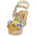 Shoes Women Sandals Laura Vita  Gold / Multicolour