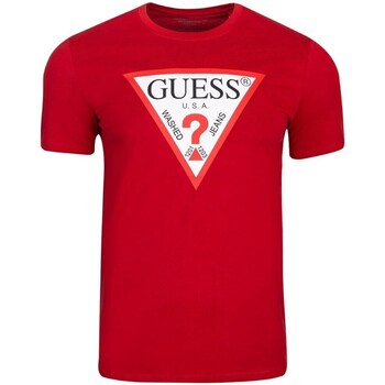 Clothing Men Short-sleeved t-shirts Guess M2YI71I3Z14G5R2 Red