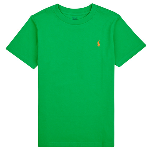 Clothing Children Short-sleeved t-shirts Polo Ralph Lauren SS CN-TOPS-T-SHIRT Green
