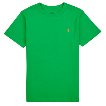 Clothing Children Short-sleeved t-shirts Polo Ralph Lauren SS CN-TOPS-T-SHIRT Green / Preppy / Green
