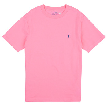 Clothing Children Short-sleeved t-shirts Polo Ralph Lauren SS CN-TOPS-T-SHIRT Pink / Pink