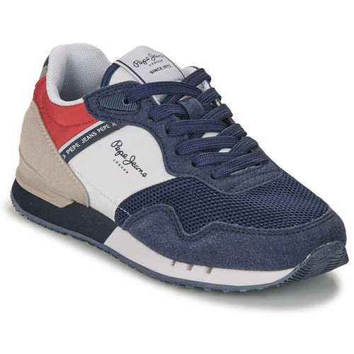 Shoes Boy Low top trainers Pepe jeans LONDON URBAN B Marine / Red / Blue
