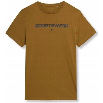 Clothing Men Short-sleeved t-shirts 4F 4FAW23TTSHM095074S Orange