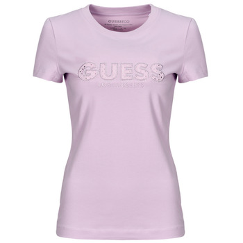 Clothing Women Short-sleeved t-shirts Guess SANGALLO TEE Purple