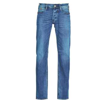 Clothing Men Straight jeans Le Temps des Cerises 700/17 Blue