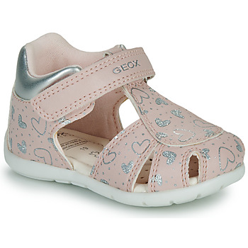 Shoes Girl Sandals Geox B ELTHAN GIRL Pink