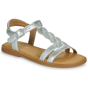 Geox  J Sandal Karly Girl  Girls's Children's Sandals In Silver