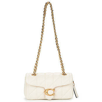 Bags Women Small shoulder bags Coach QUILTED TABBY 20 Ivory