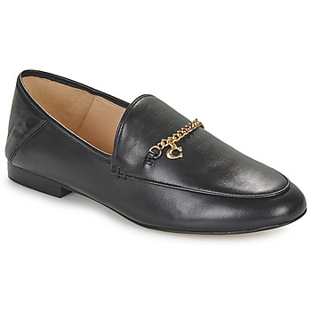 Shoes Women Loafers Coach HANNA LOAFER Black