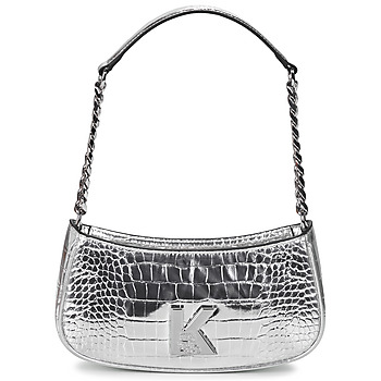 Bags Women Small shoulder bags Karl Lagerfeld K/KAMEO SHOULDERBAG CROC Silver