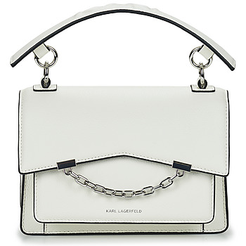 Bags Women Shoulder bags Karl Lagerfeld K/SEVEN GRAINY SB White