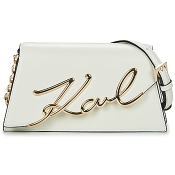 Bags Women Small shoulder bags Karl Lagerfeld K/SIGNATURE 2.0 SHOULDERBAG Ivory
