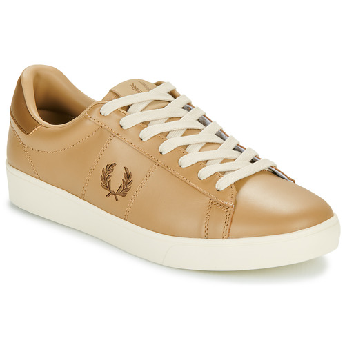 Shoes Men Low top trainers Fred Perry B4334 Spencer Leather Cognac