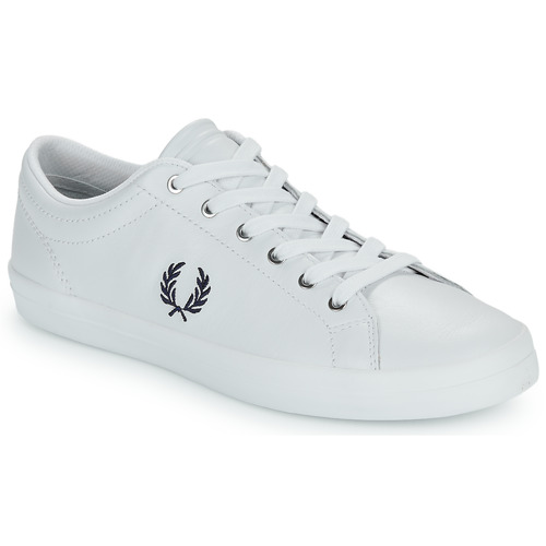 Shoes Men Low top trainers Fred Perry BASELINE LEATHER White / Marine