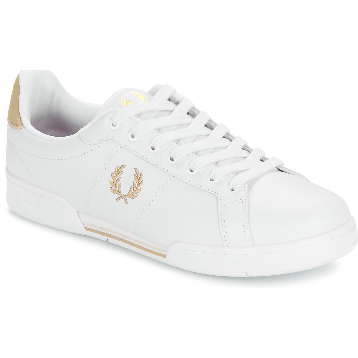 Fred Perry B722 Leather White