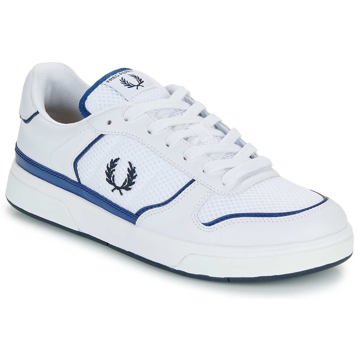 Fred Perry B300 Leather / Mesh White