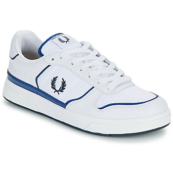 Shoes Men Low top trainers Fred Perry B300 Leather / Mesh White / Blue