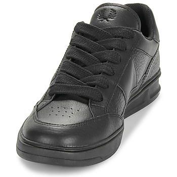 Fred Perry B440 TEXTURED Leather Black