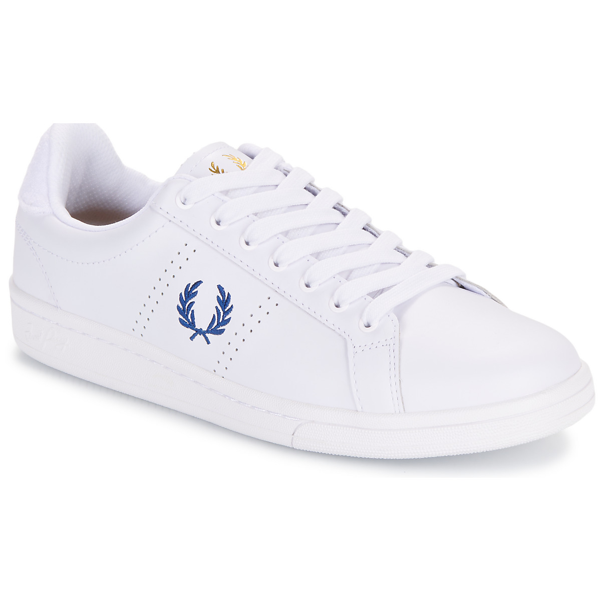 Fred Perry B721 Leather / Towelling White